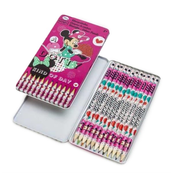 Pastelky v boxu Minnie, 12 barev