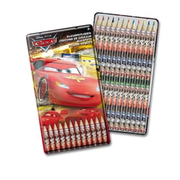 Pastelky v boxu Cars, 12 barev