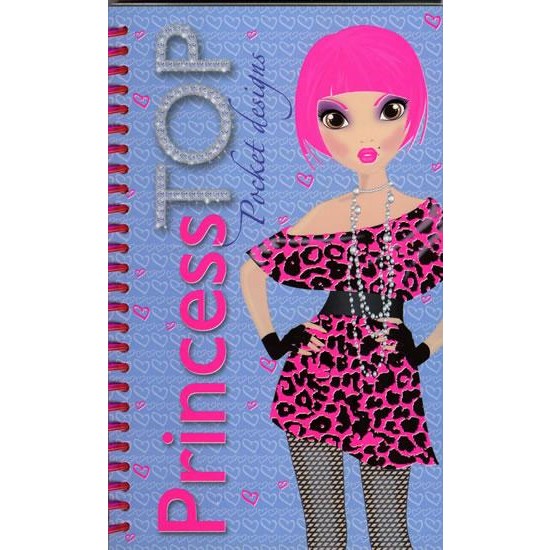 Princess TOP Pocket designs (modr�)