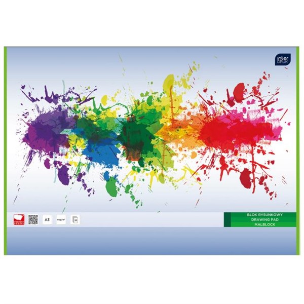 Blok na kreslen� A3, 20 list�, 80 g, motiv 2