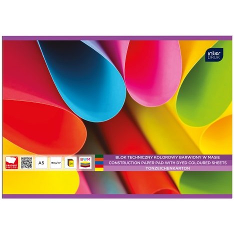 Blok na kreslen� A5, 20 list�, 180 g