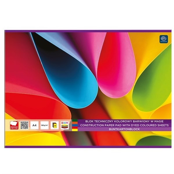 Blok na kreslen� A4, 20 list�, 180 g