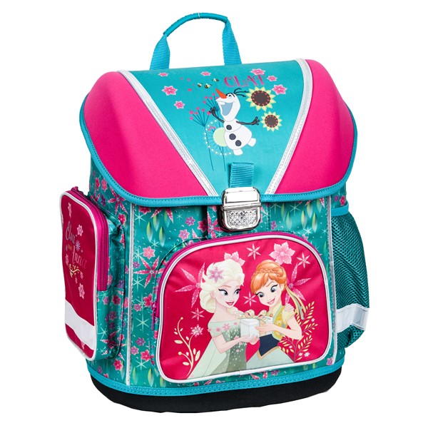 Aktovka Anna a Elsa, r��ov�/modr�