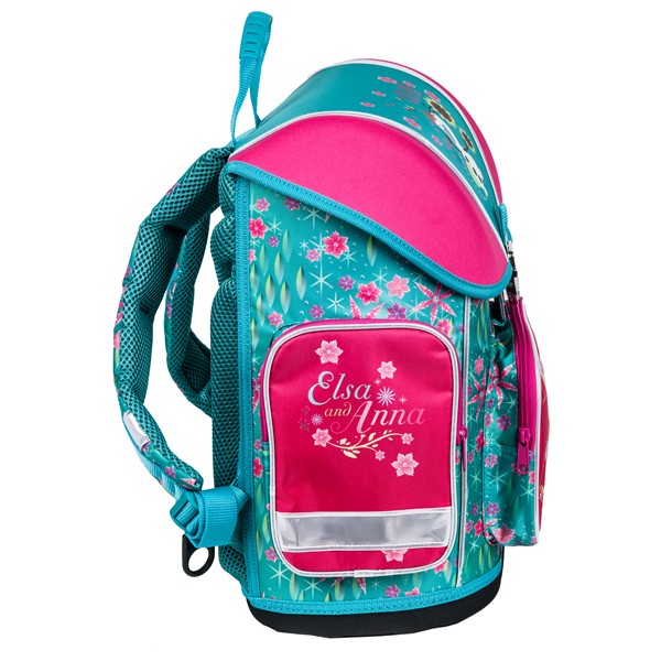 Aktovka Anna a Elsa, r��ov�/modr�