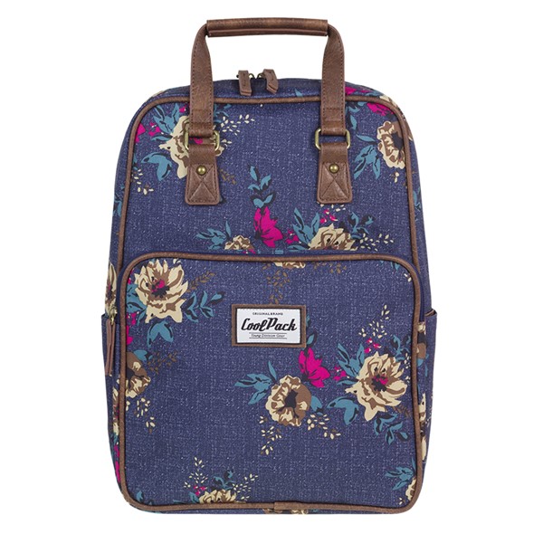 Cubic Blue Denim Flowers