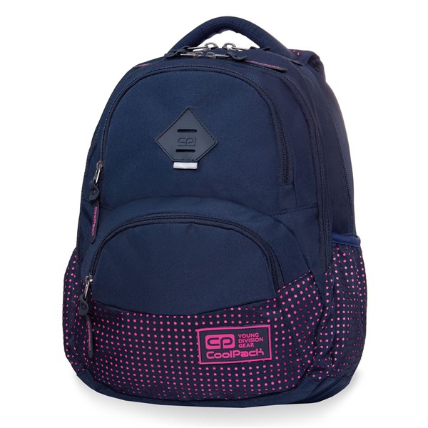 Dart II Dots pink navy