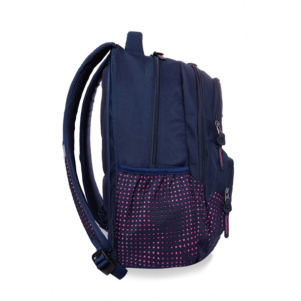 Dart II Dots pink navy