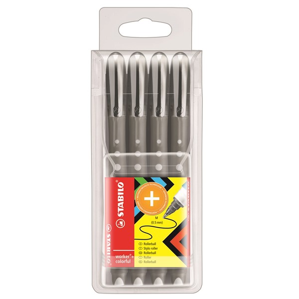 STABILO worker+ colorful 4 ks Pouzdro ern