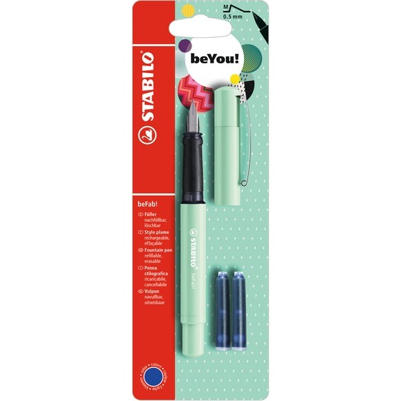 STABILO beFab! Pastel mint Blister beYou! Plnc pero