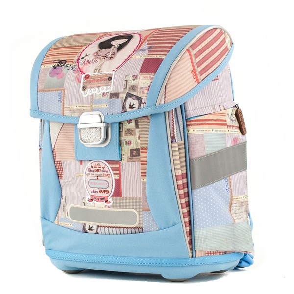 Aktovka Patchwork, metal z�mek