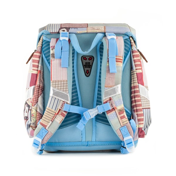 Aktovka Patchwork s p�edn� kapsou, fidlock z�mek