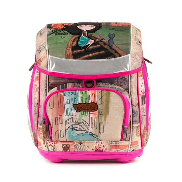 Aktovka Venezia s p�edn� kapsou, fidlock z�mek