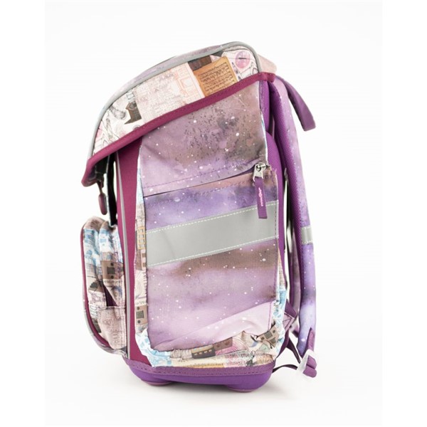 Aktovka s p�edn� kapsou Balerina, fidlock z�mek