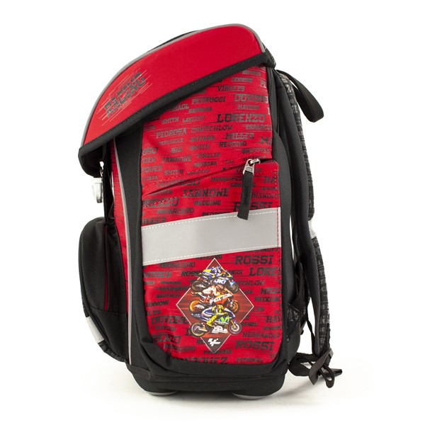 Aktovka s p�edn� kapsou, �erven�