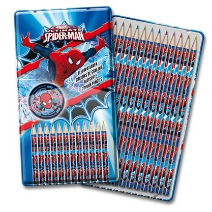 SPIDERMAN 12 PENCILS IN BOX