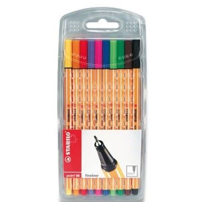 STABILO point 88 10 ks Pouzdro Standard