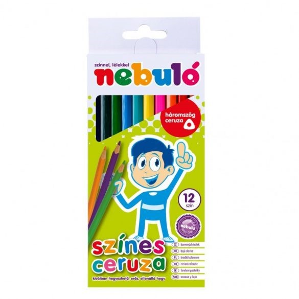 TRIANGULAR PENCILS 12 COLOURS