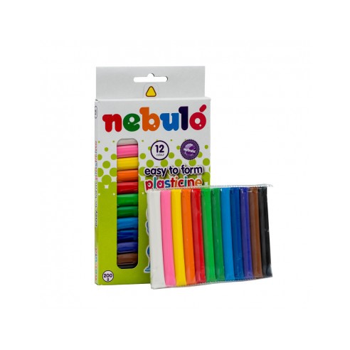 PLASTICINE 200g 12 COLOURS