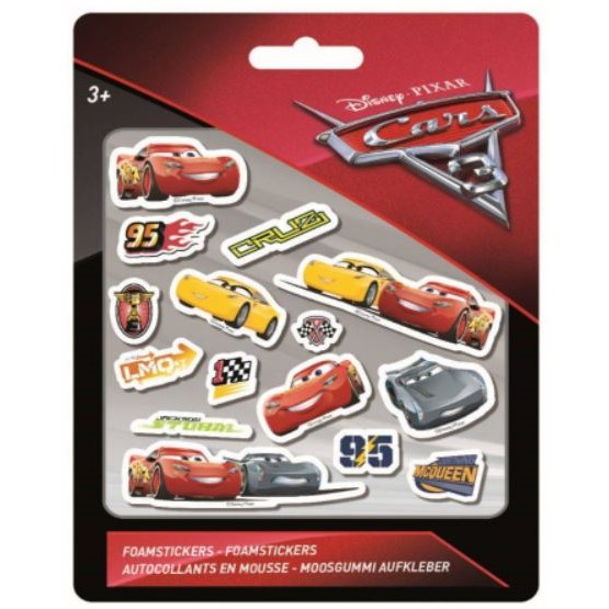 CARS 3 FOAMSTICKERS SMALL