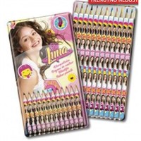 SOY LUNA 12 PENCILS IN METAL
