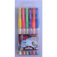 SPIDERMAN GELPENS 6 PCS