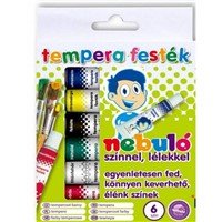 TEMPERA PAINT 6 X 12 ml