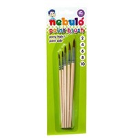 PAINT BRUSH SET 5 PCS COLOURED