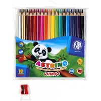 Pastelky Jumbo, 18 barev