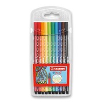STABILO Pen 68 10 ks Plastové Pouzdro