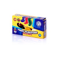 Temperové barvy Astra, 6 x 20 ml