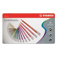 STABILO CarbOthello 36 ks Plechové Pouzdro