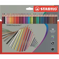 STABILOaquacolor 36 ks Kartonové Pouzdro Prémium