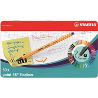 STABILO point 88 50 ks Plechové Pouzdro