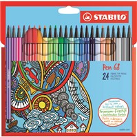 STABILO Pen 68 24 ks kartonové pouzdro