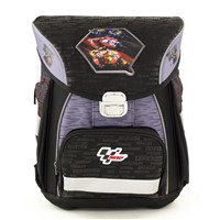 Aktovka s p�ední kapsou, �edá