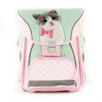 Aktovka s pední kapsou Kitty Cute